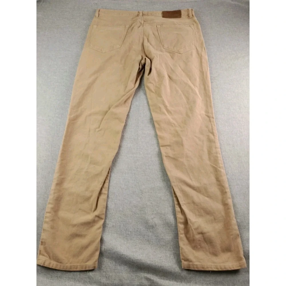 Todd Snyder Pants Mens 33X32 Beige Chino Slim FIt 5 Pocket Italian Moleskin